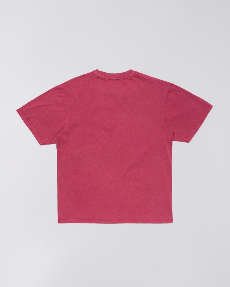 EDWIN Axiom T-Shirt Red Plum