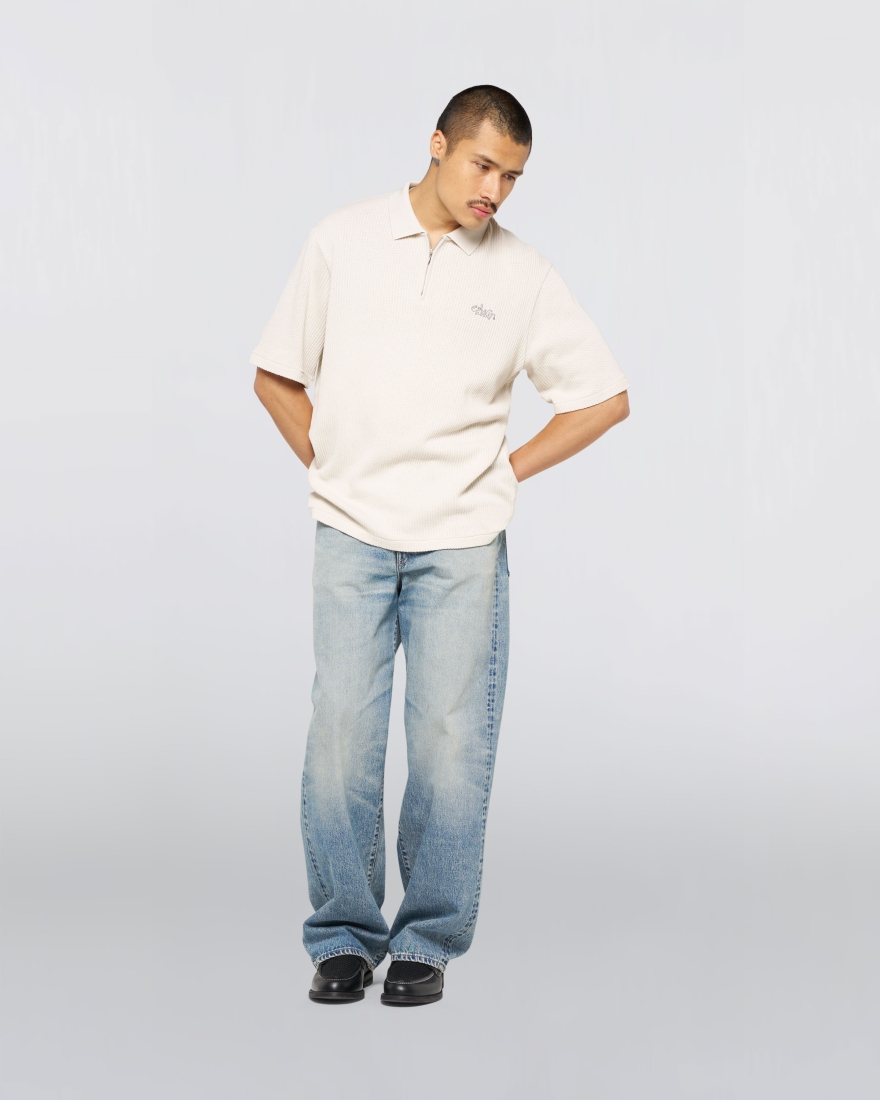 EDWIN Rick Polo Glacier Gray