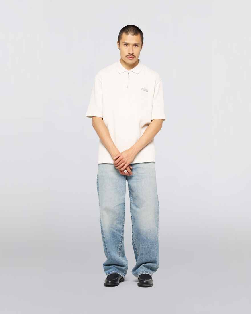 EDWIN Rick Polo Glacier Gray