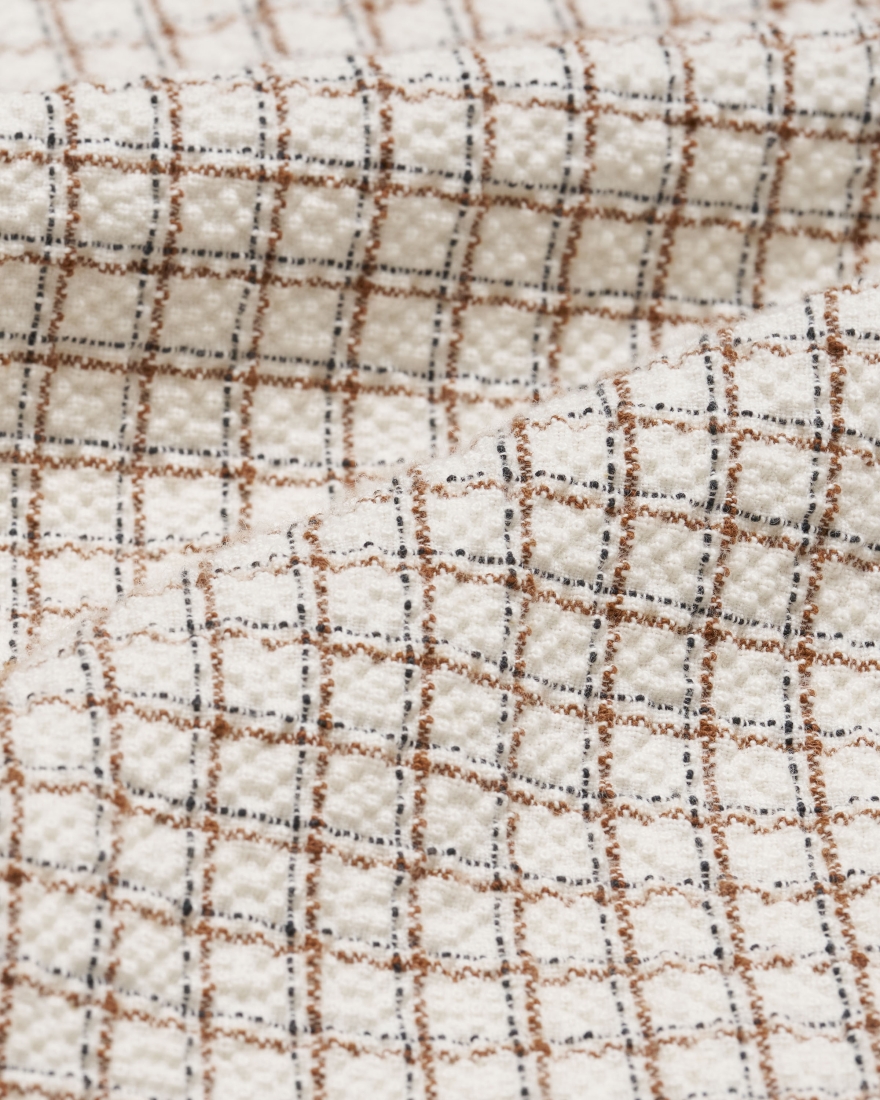 EDWIN Zed Shirt SS White / Brown