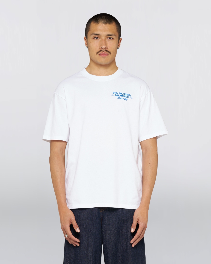 EDWIN Laid-Back League T-Shirt White