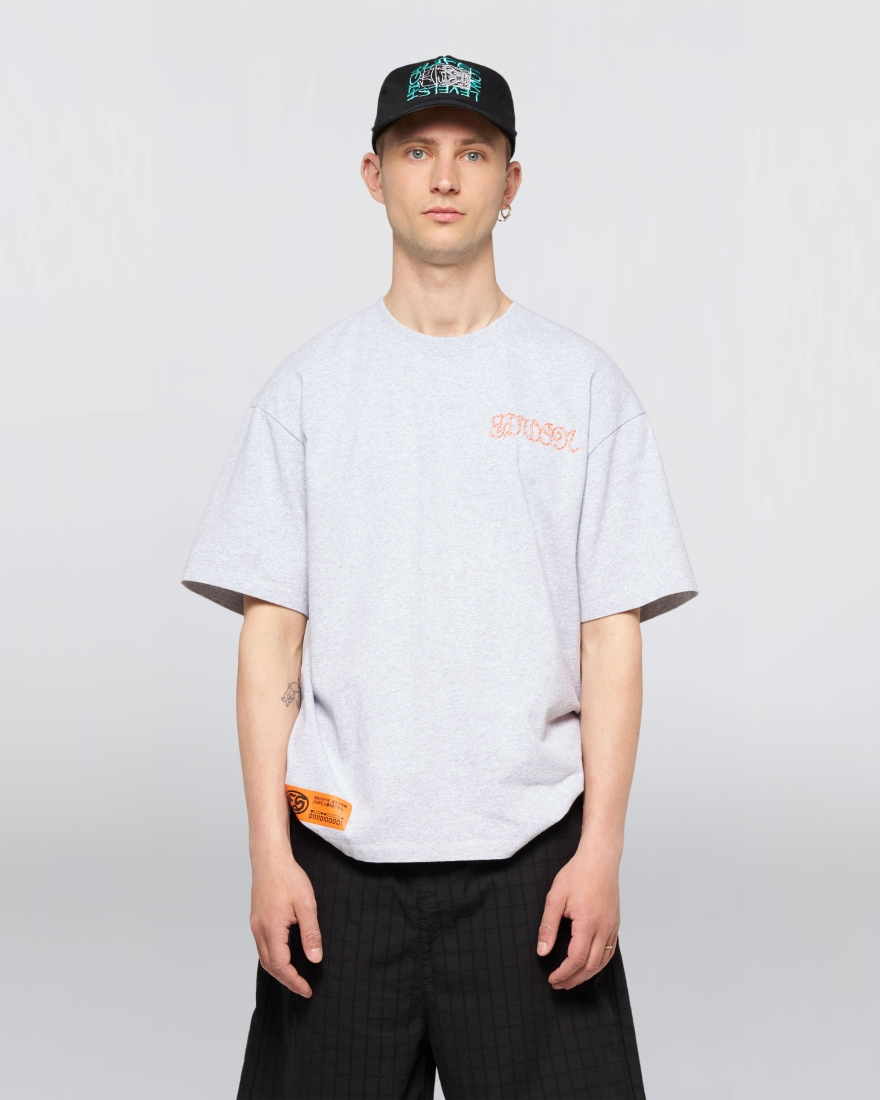 EDWIN Spiral Sighs T-Shirt Grey Marl