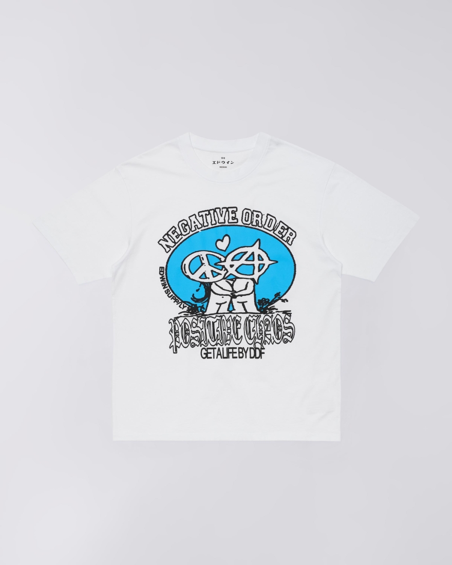 EDWIN Positive Chaos T-Shirt White