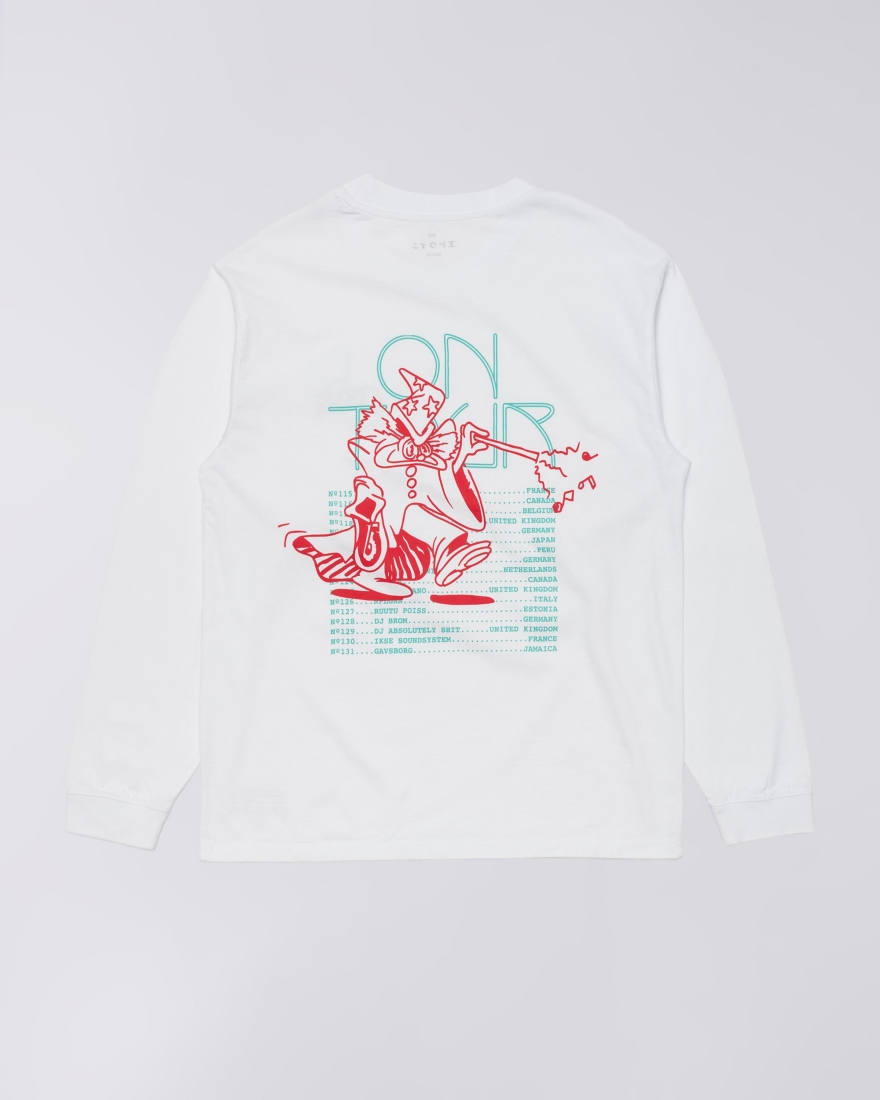 EDWIN EMC On Tour TS LS White