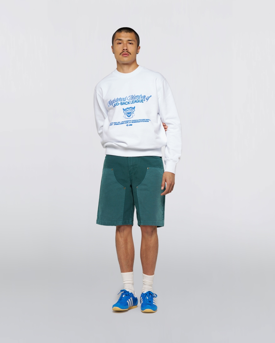 EDWIN Laid-Back League Sweat White