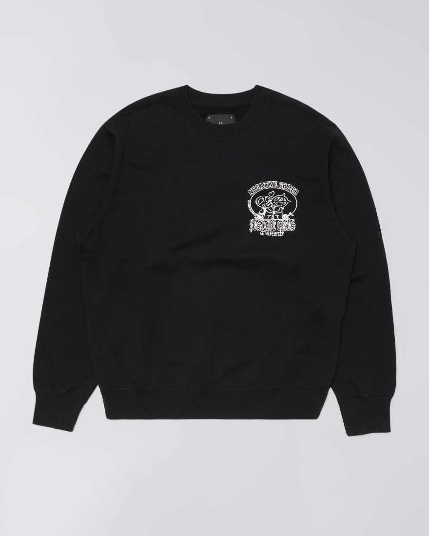 EDWIN Positive Chaos Sweat Black