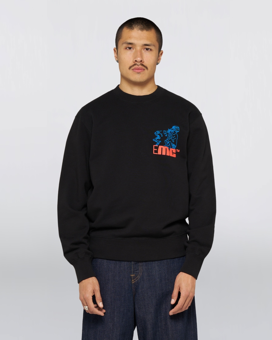 EDWIN Charmer Chest Sweat Black