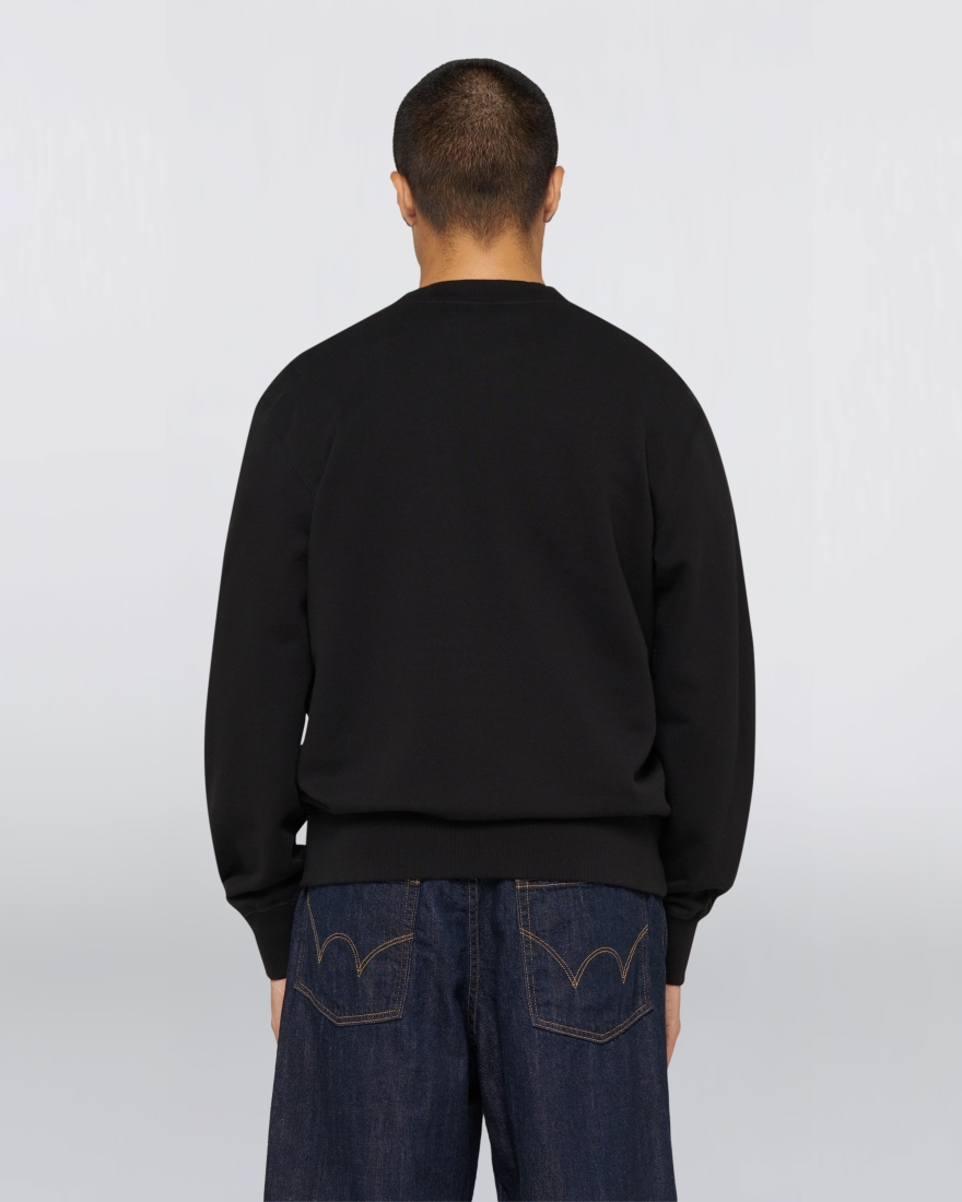 EDWIN Charmer Chest Sweat Black
