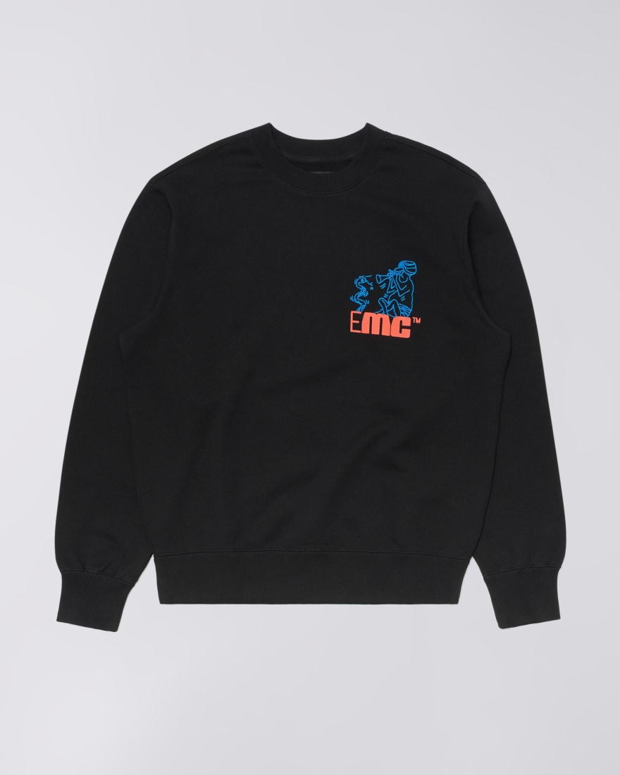 EDWIN Charmer Chest Sweat Black