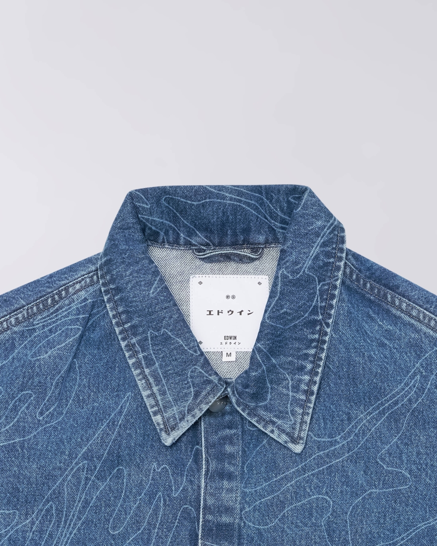 EDWIN Shizuku Freeland Jacket Blue