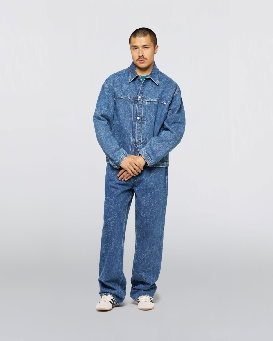 EDWIN Shizuku Freeland Jacket Blue