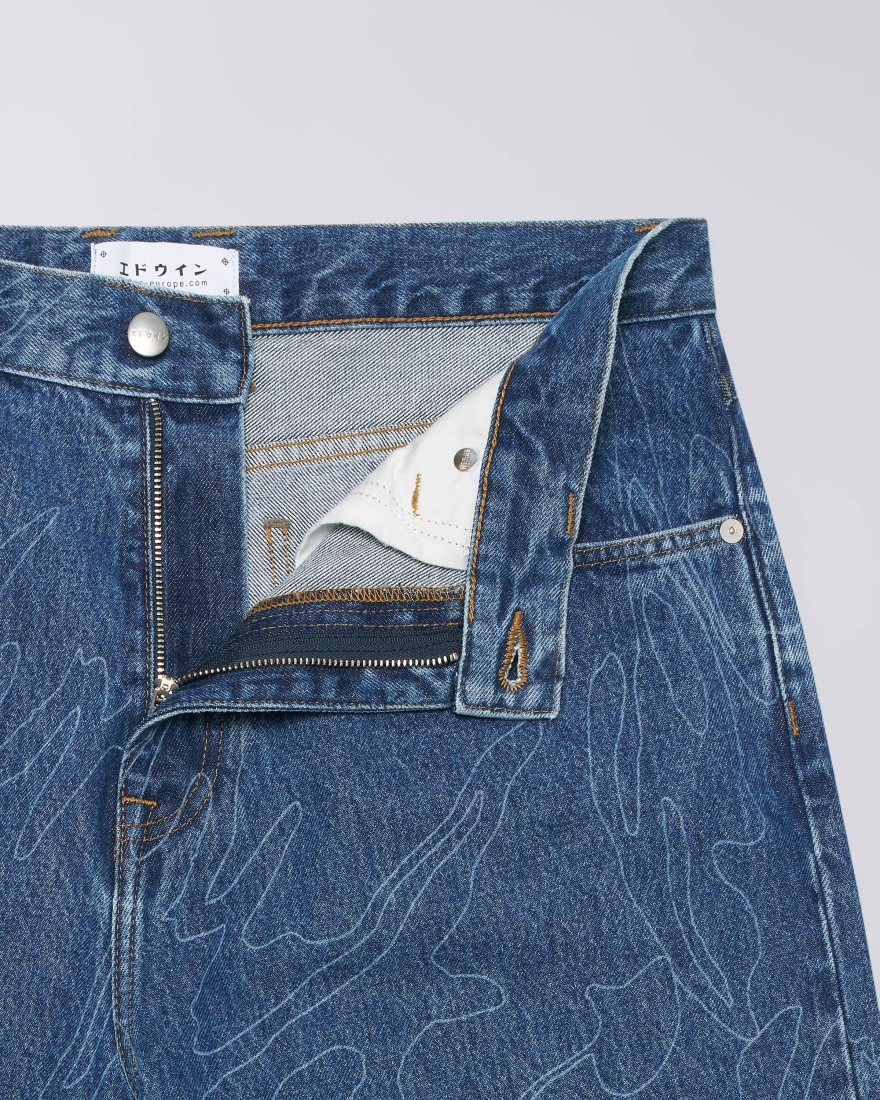 EDWIN Shizuku Matrix Pant Blue