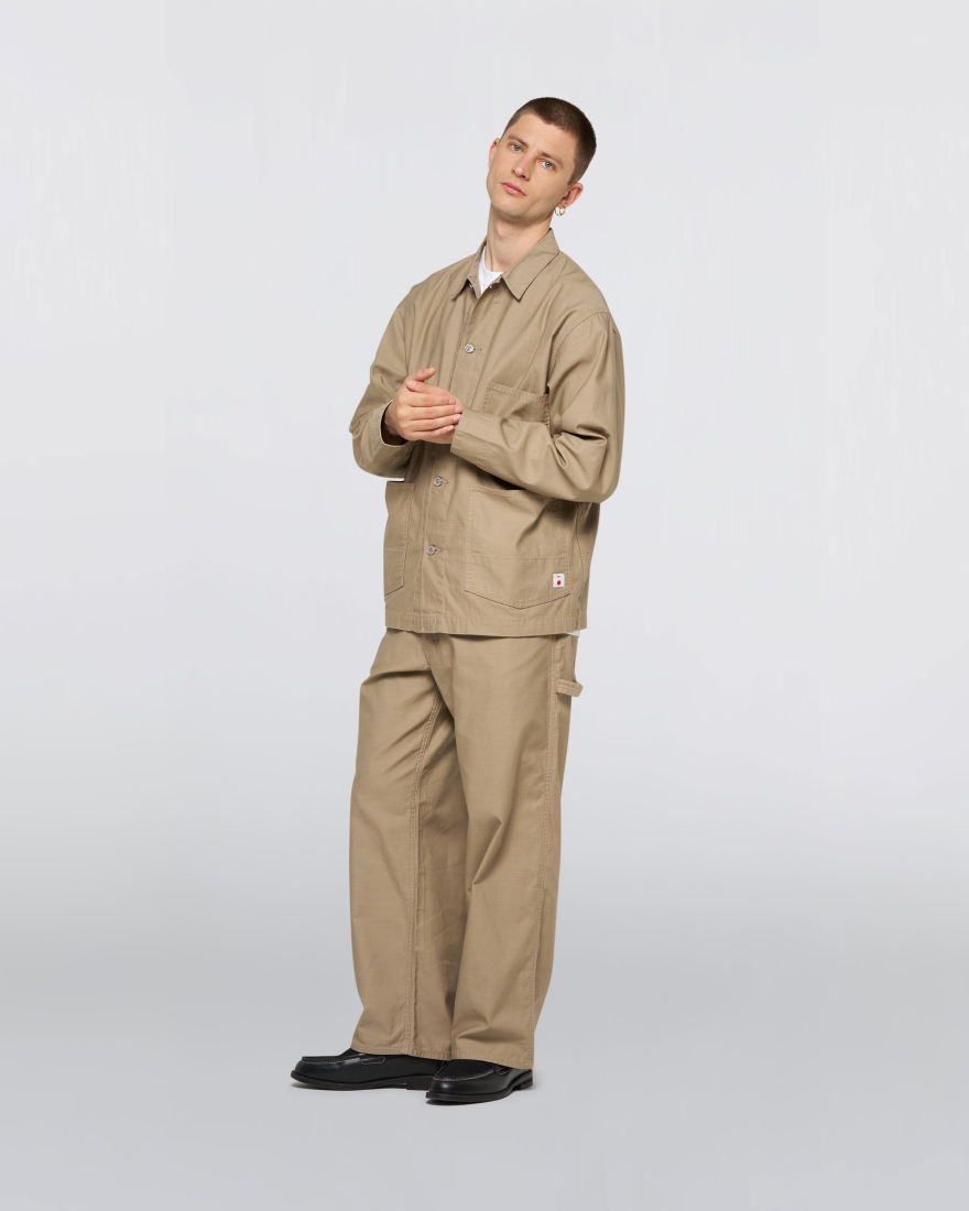 EDWIN Coverall Beige