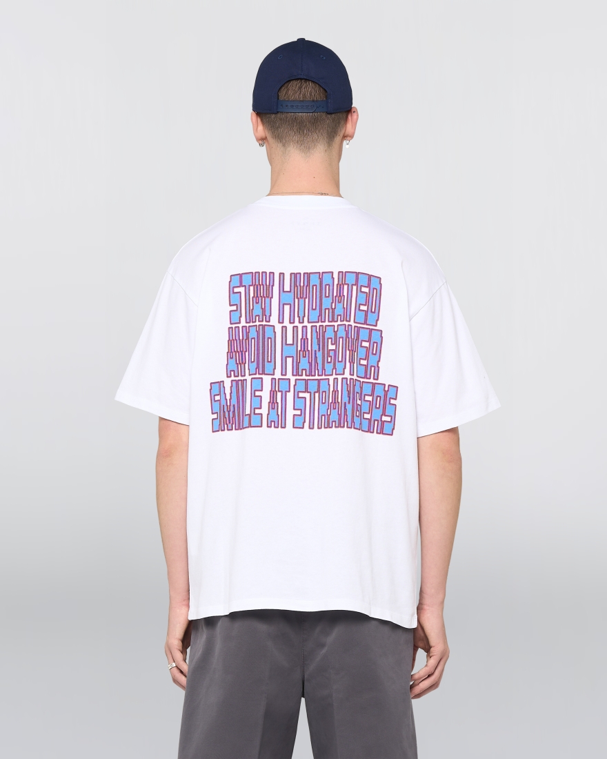 EDWIN Avoid Hangover T-Shirt White