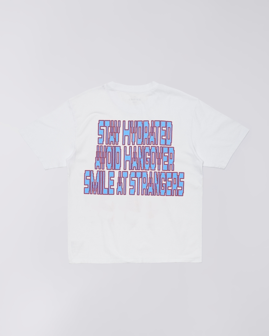 EDWIN Avoid Hangover T-Shirt White