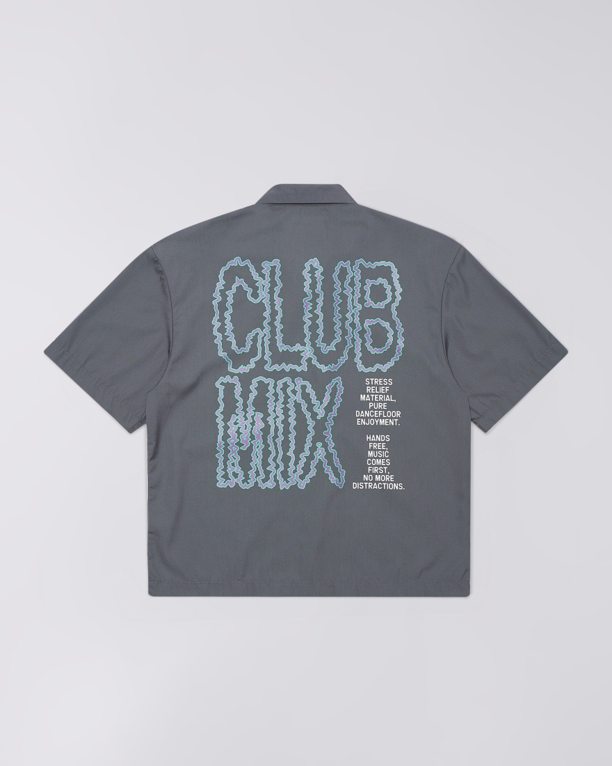 EDWIN Club Mix Shirt SS Dark Grey