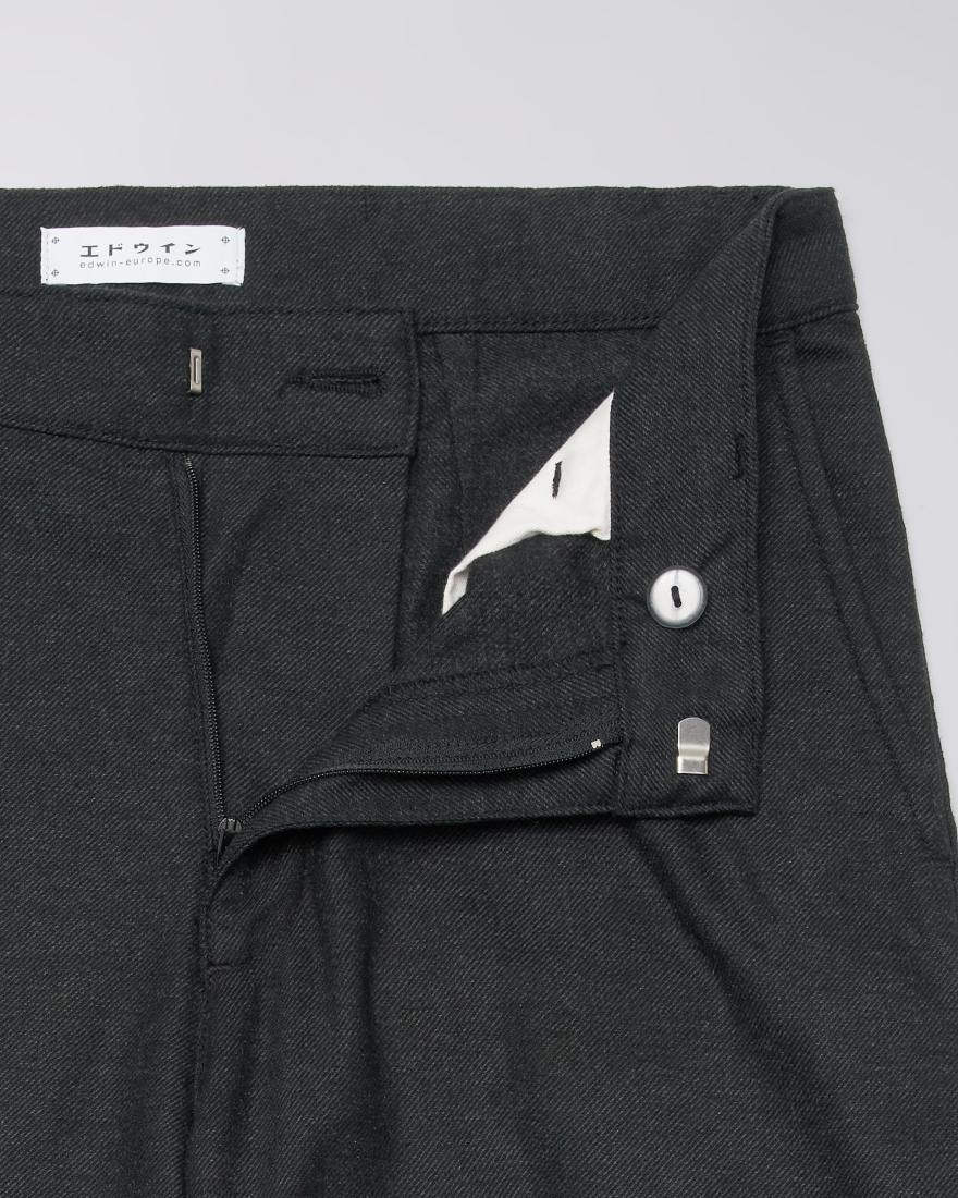 EDWIN W' Harper Pant Dark Grey Marl