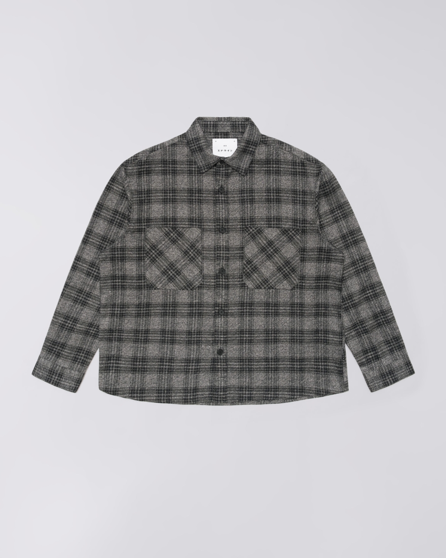 EDWIN Ace Shirt LS Black / Grey