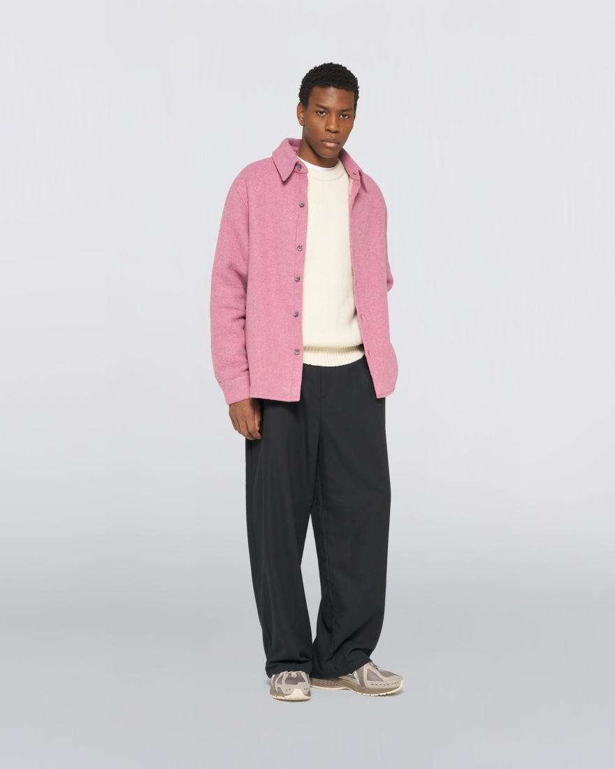 EDWIN Trent Padded Overshirt LS Grape Nectar