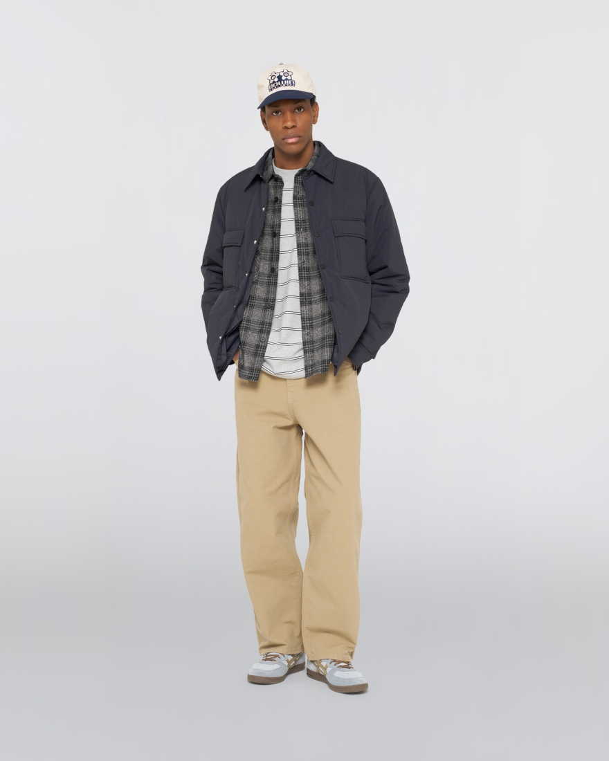 EDWIN Nest Padded Overshirt LS Dark Navy
