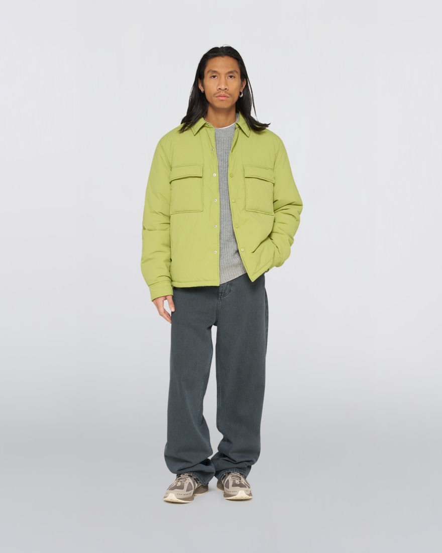 EDWIN Nest Padded Overshirt LS Sweet Pea