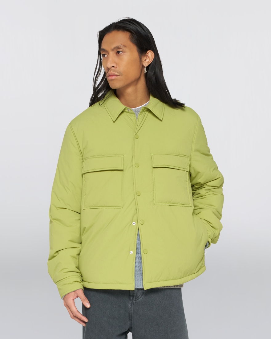 EDWIN Nest Padded Overshirt LS Sweet Pea
