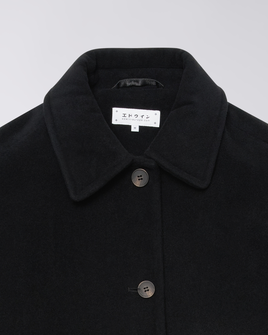 EDWIN W' Amelia Coat Black