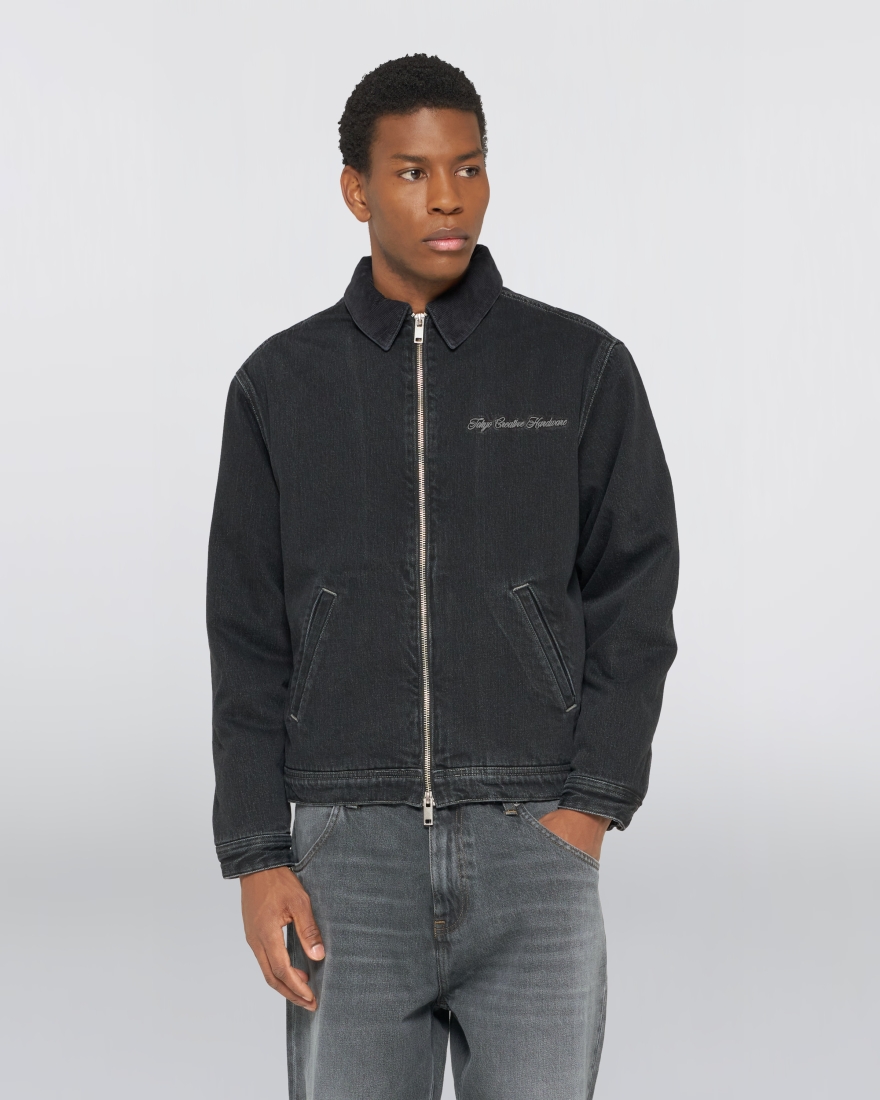 EDWIN Hunter Zip Jacket Black