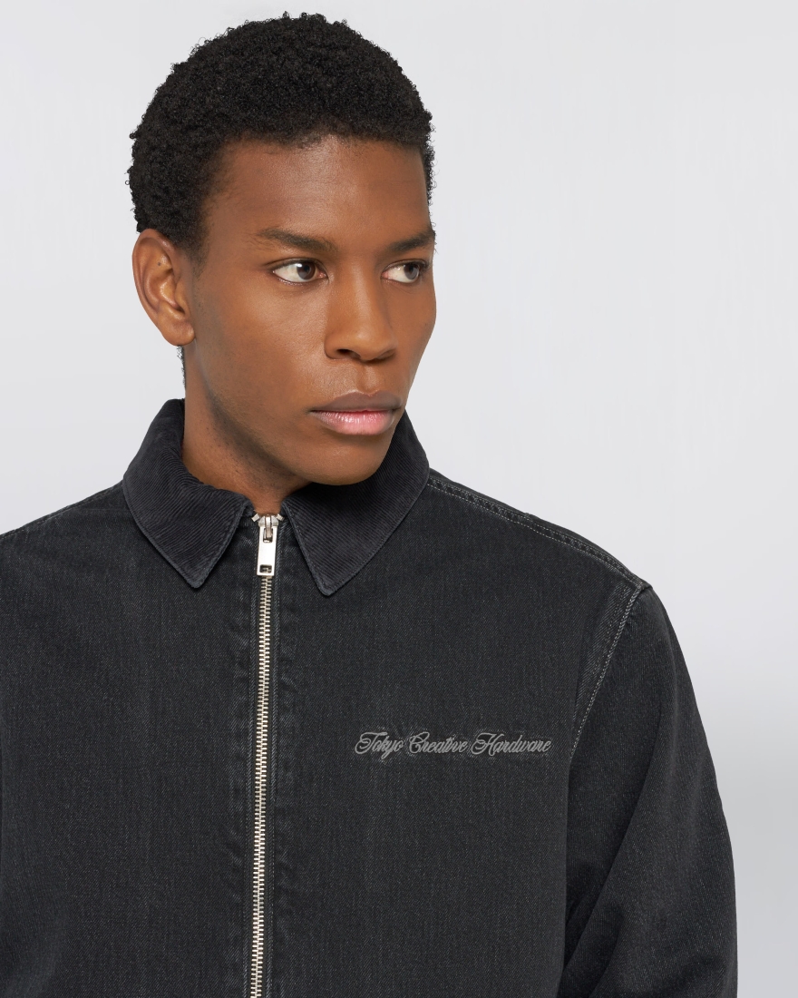 EDWIN Hunter Zip Jacket Black