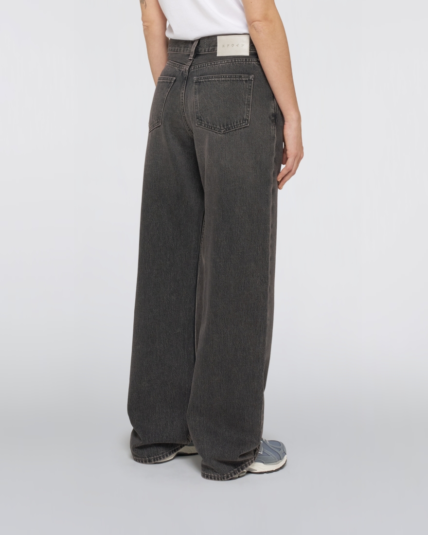 EDWIN W' Lexie Pant Black