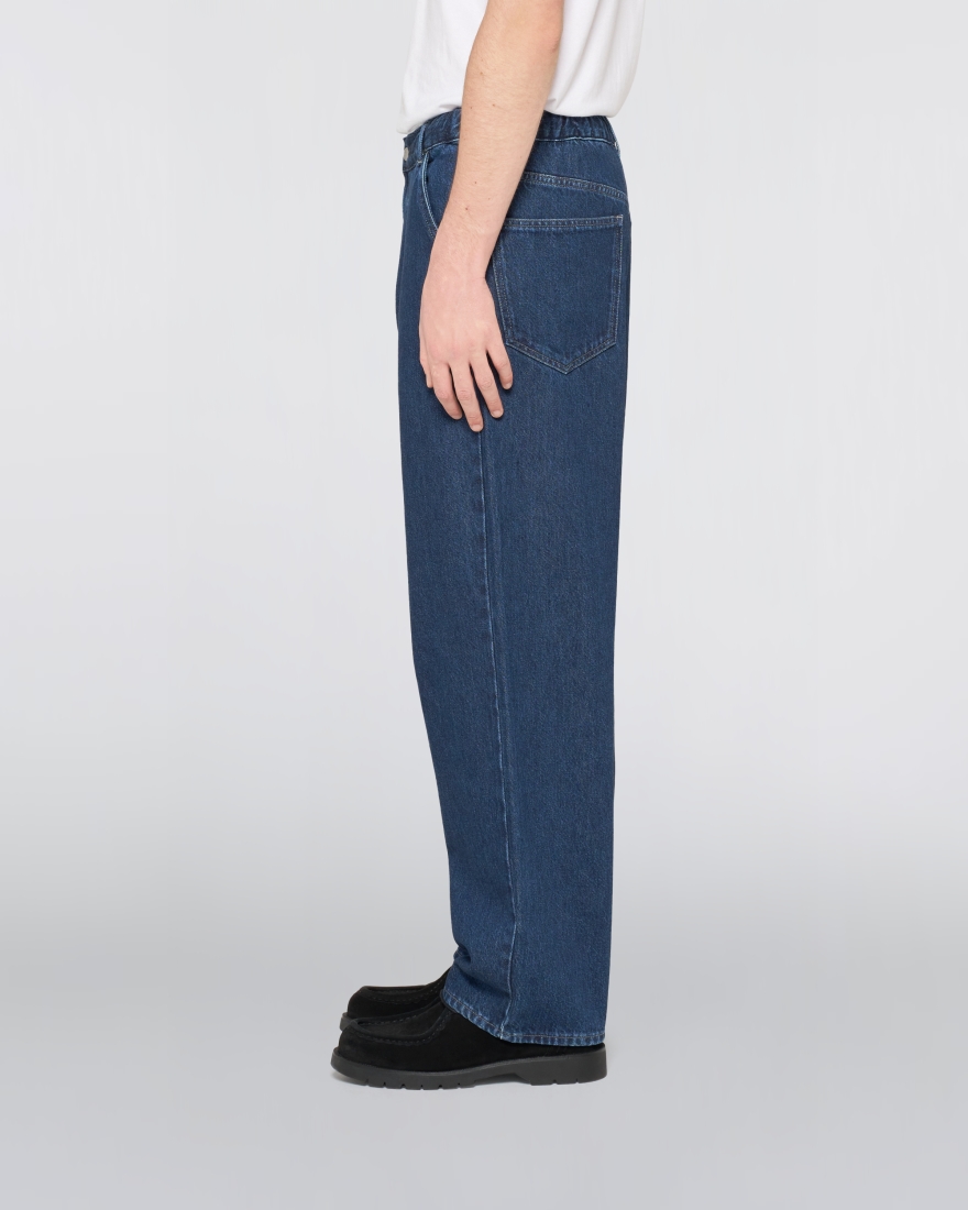 EDWIN Elasticated Pleated Pant Blue