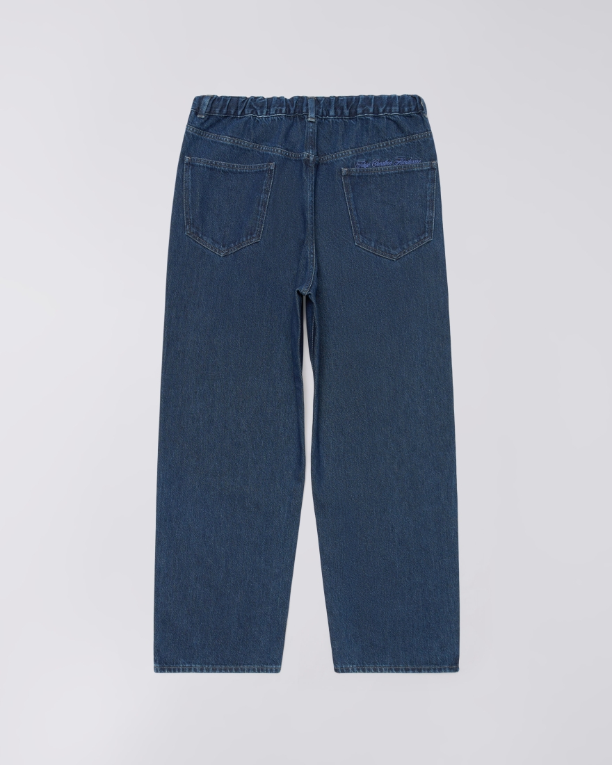 EDWIN Elasticated Pleated Pant Blue