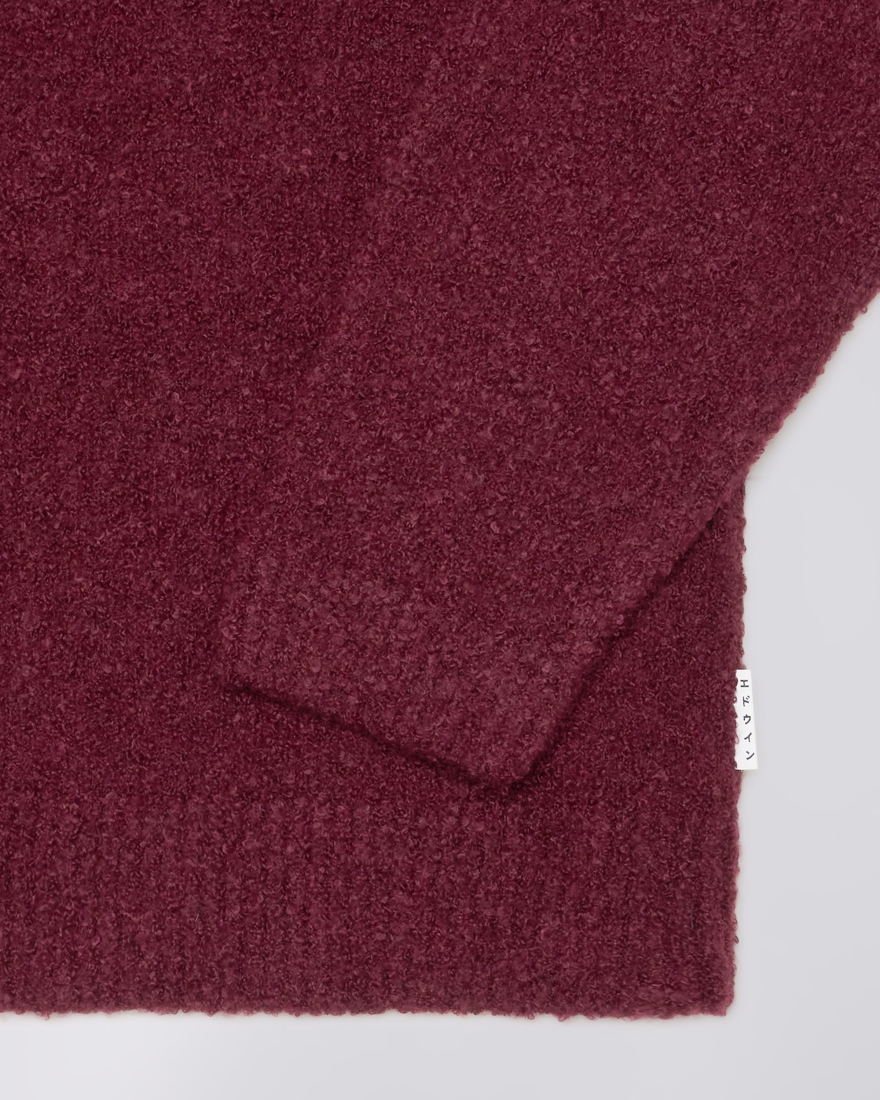 EDWIN Gemini Cardigan Burgundy