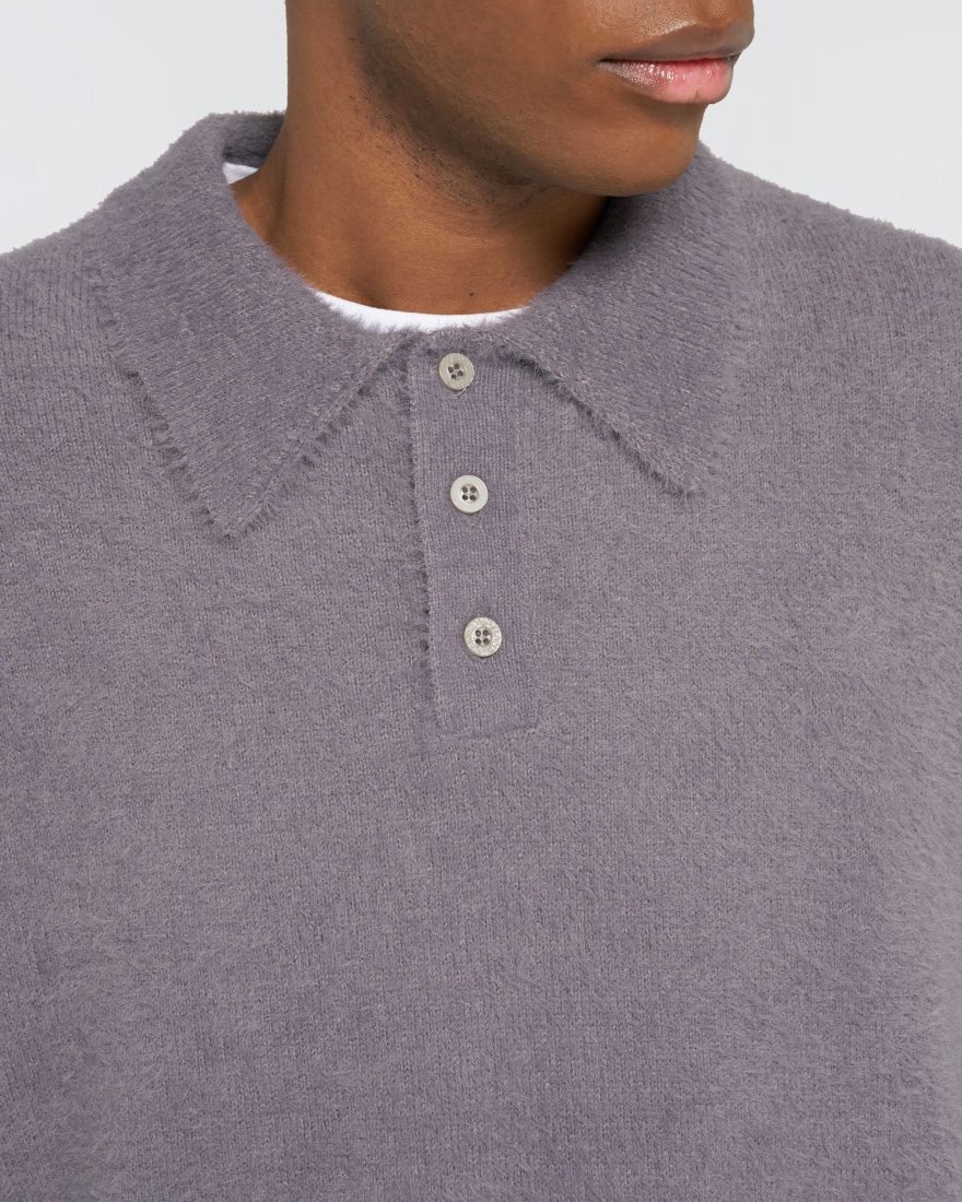 EDWIN Dex Polo Sweater Excalibur