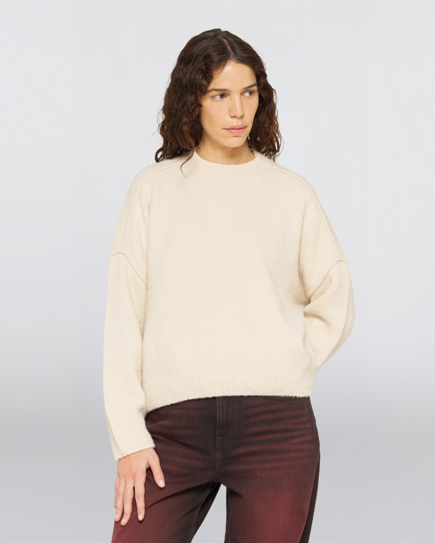 EDWIN W' Ella Sweater Off White