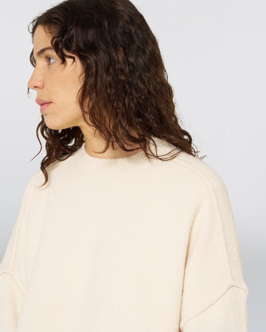 EDWIN W' Ella Sweater Off White