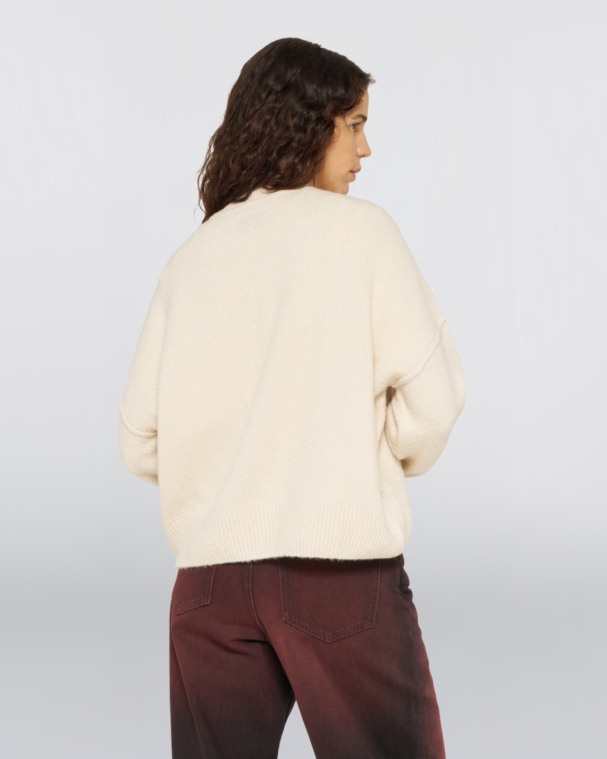 EDWIN W' Ella Sweater Off White