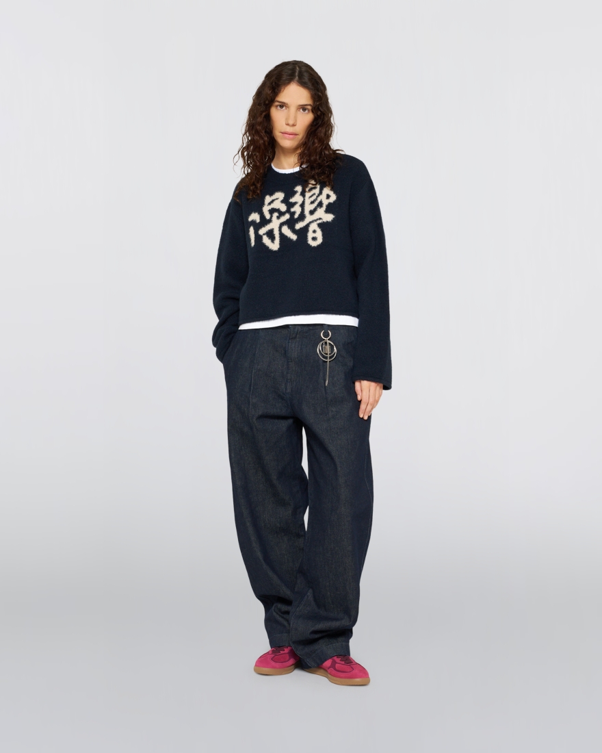 EDWIN W' Gill Eko Sweater Navy