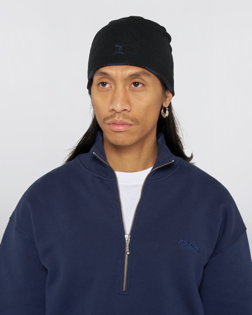EDWIN Reversible Skullcap Beanie  Blue