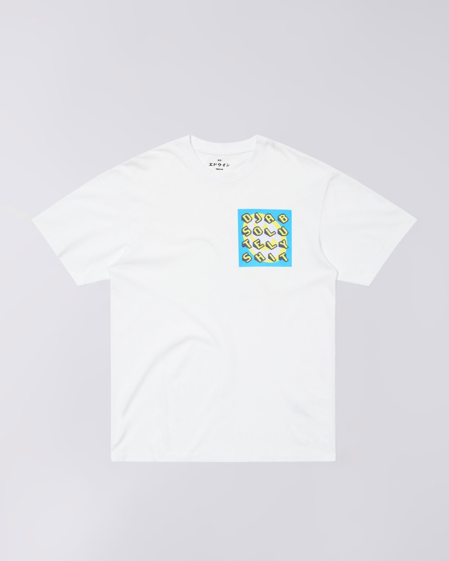 EDWIN You Wot T-Shirt White