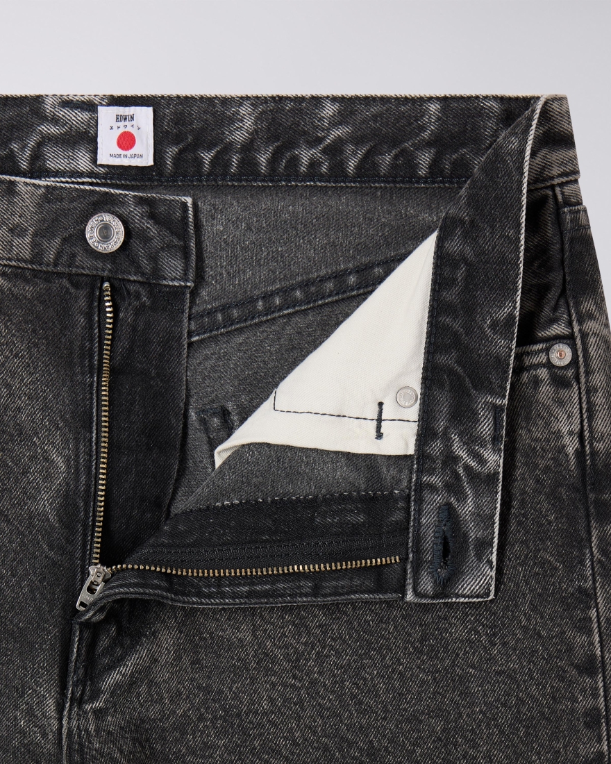 EDWIN Regular Straight Jeans Black
