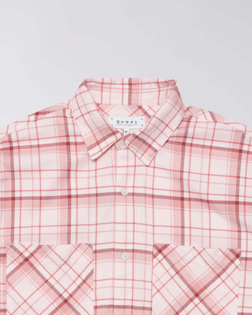 EDWIN Ace Shirt LS Light Pink
