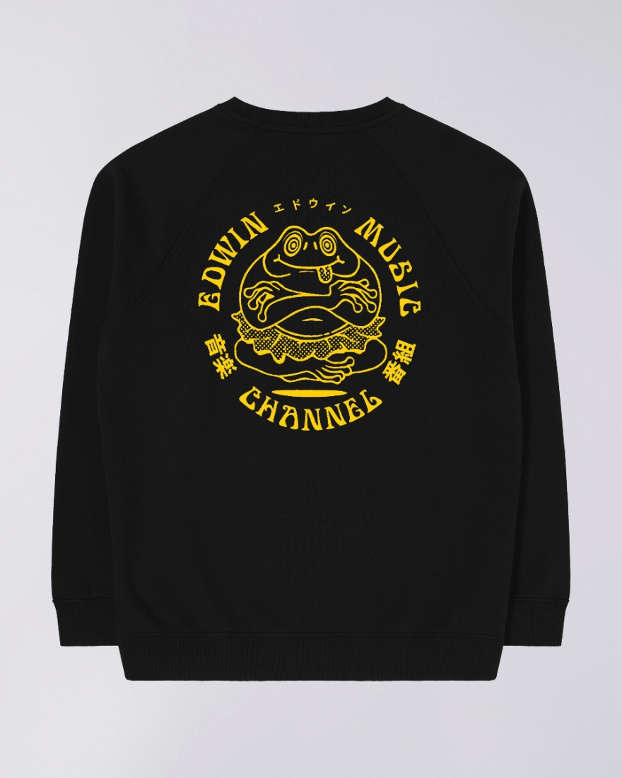 EDWIN Edwin Music Channel Sweat Black