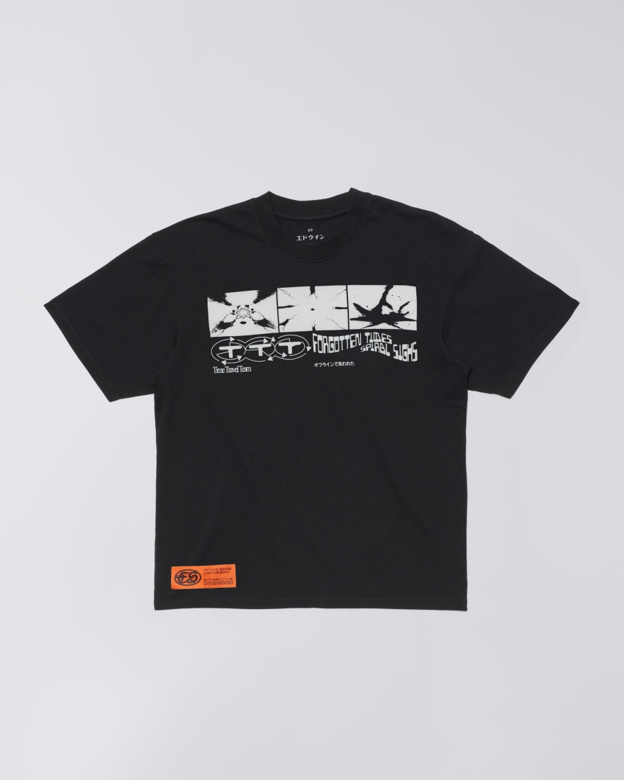 EDWIN Always Late T-Shirt Black