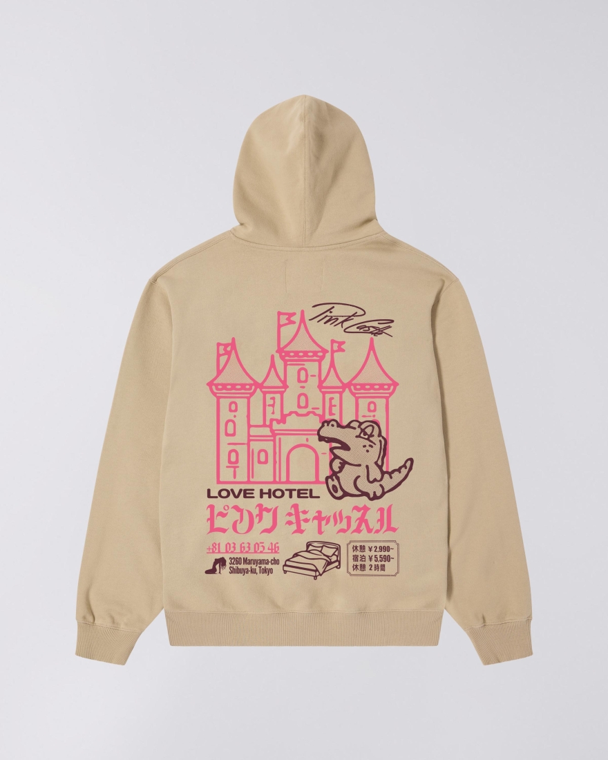 EDWIN Pink Castle Hoodie Sweat Seneca Rock