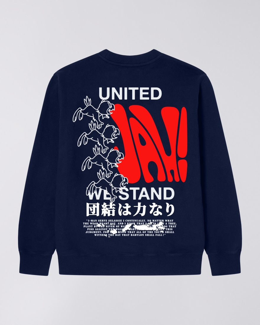 EDWIN United We Stand Sweat  Maritime Blue