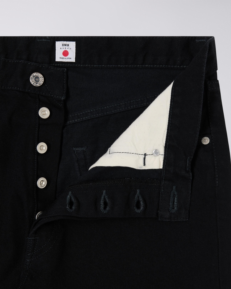 EDWIN Regular Straight Jeans Black