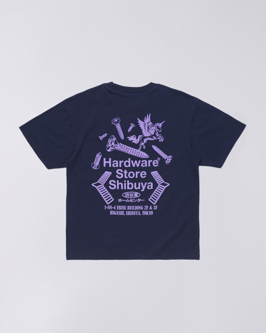 EDWIN Hardware Store Shibuya T-Shirt Maritime Blue