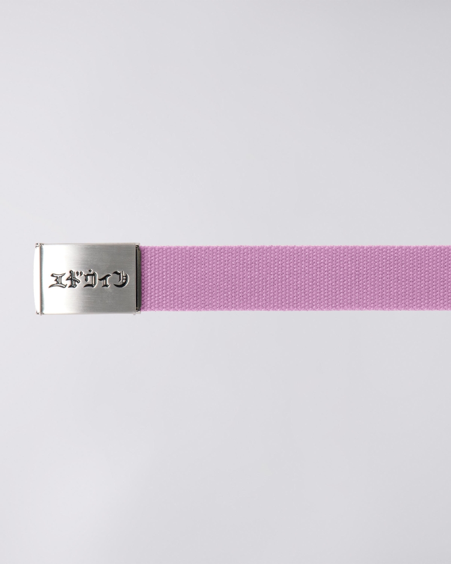 EDWIN Katakana Clip Belt Mauve