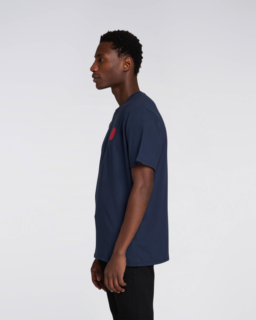 EDWIN Japanese Sun T-Shirt Navy Blazer